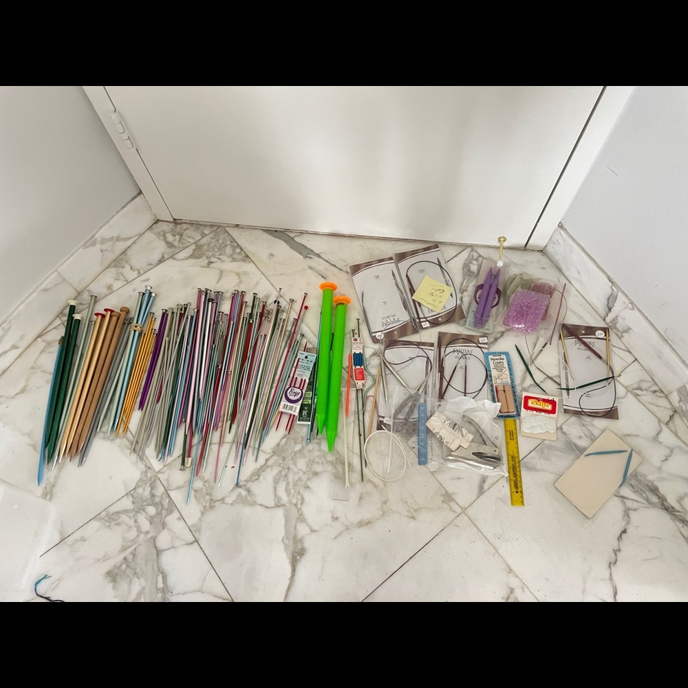 Over 100 Knitting Needles Plus Plus Plus